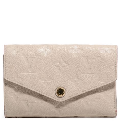 louis vuitton empreinte curieuse wallet neige|Louis Vuitton Empreinte Neige Wallet curieuse .